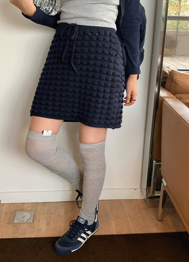 Flow knit skirts (3color)